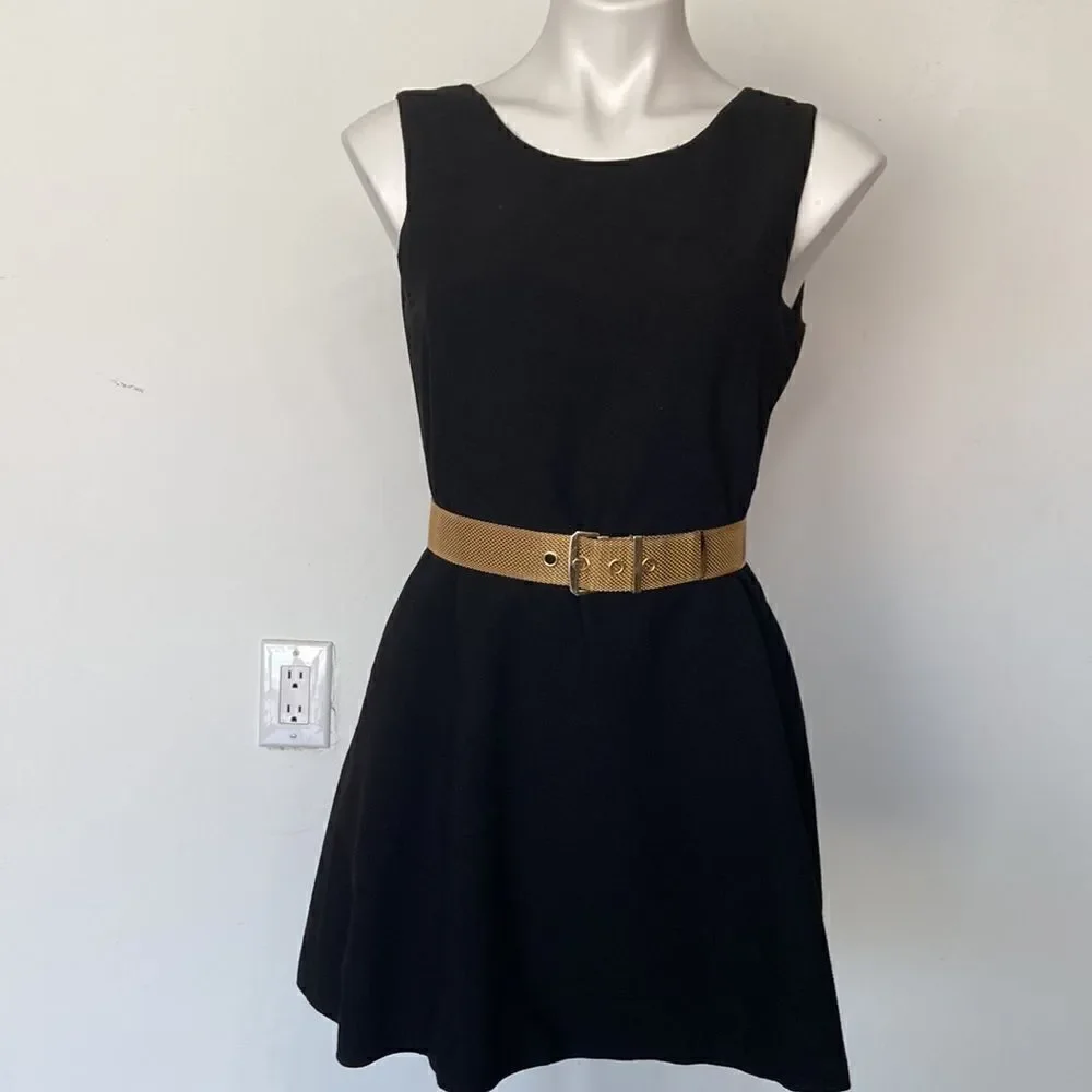 Vintage gold metal belt